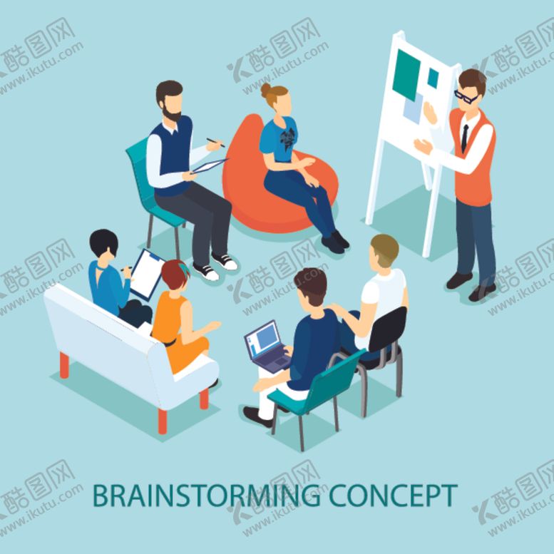 编号：19431509281050483270【酷图网】源文件下载-扁平化工作场景与人物