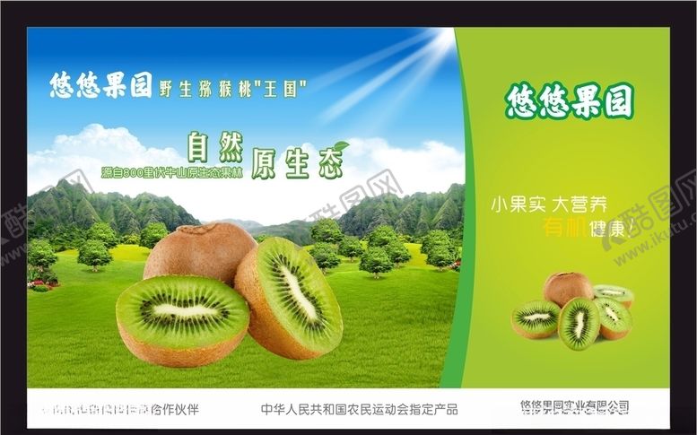 编号：99182810250707145983【酷图网】源文件下载-猕猴桃海报