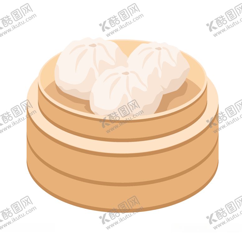 编号：65851710182045114594【酷图网】源文件下载-矢量小笼包插画