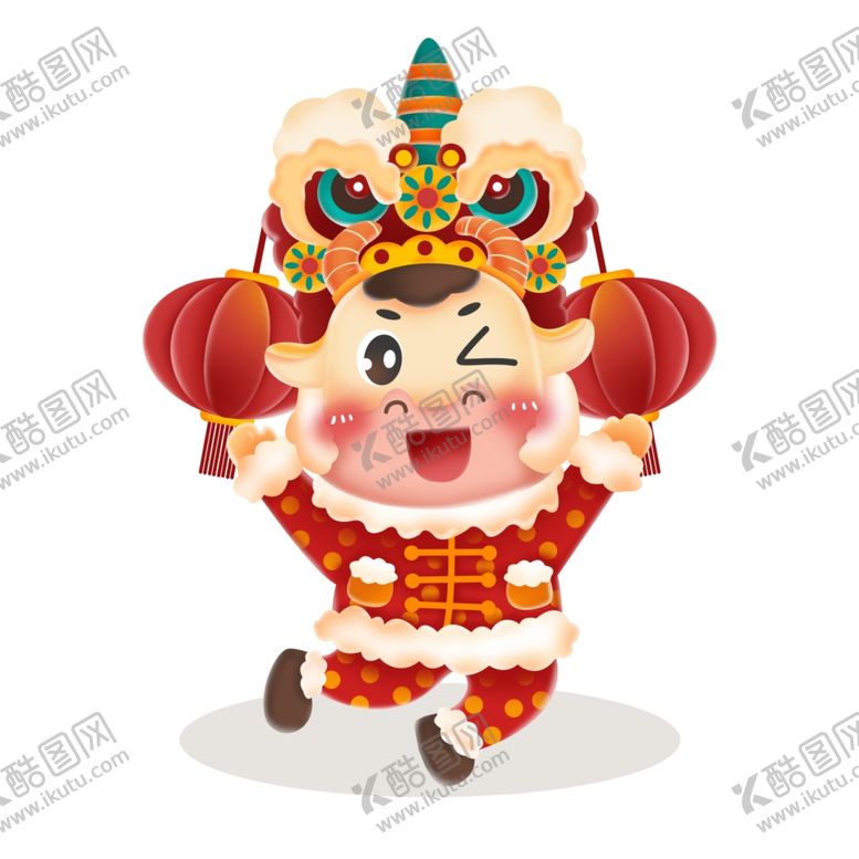 编号：92893704130346426171【酷图网】源文件下载-牛年形象