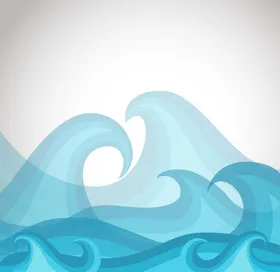 海浪波浪波纹
