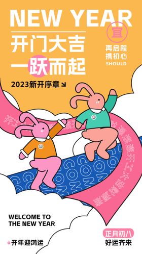 开门大吉创意海报