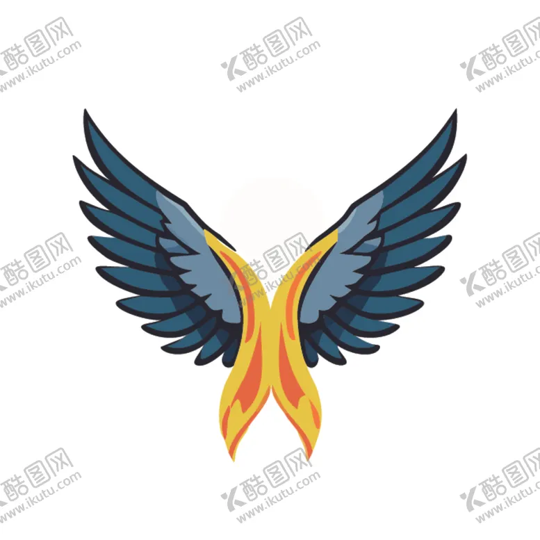 编号：51966401202233439217【酷图网】源文件下载-卡通天使恶魔的翅膀可爱装饰羽翼