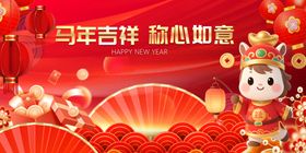 喜庆新年吉祥娃娃贺岁图