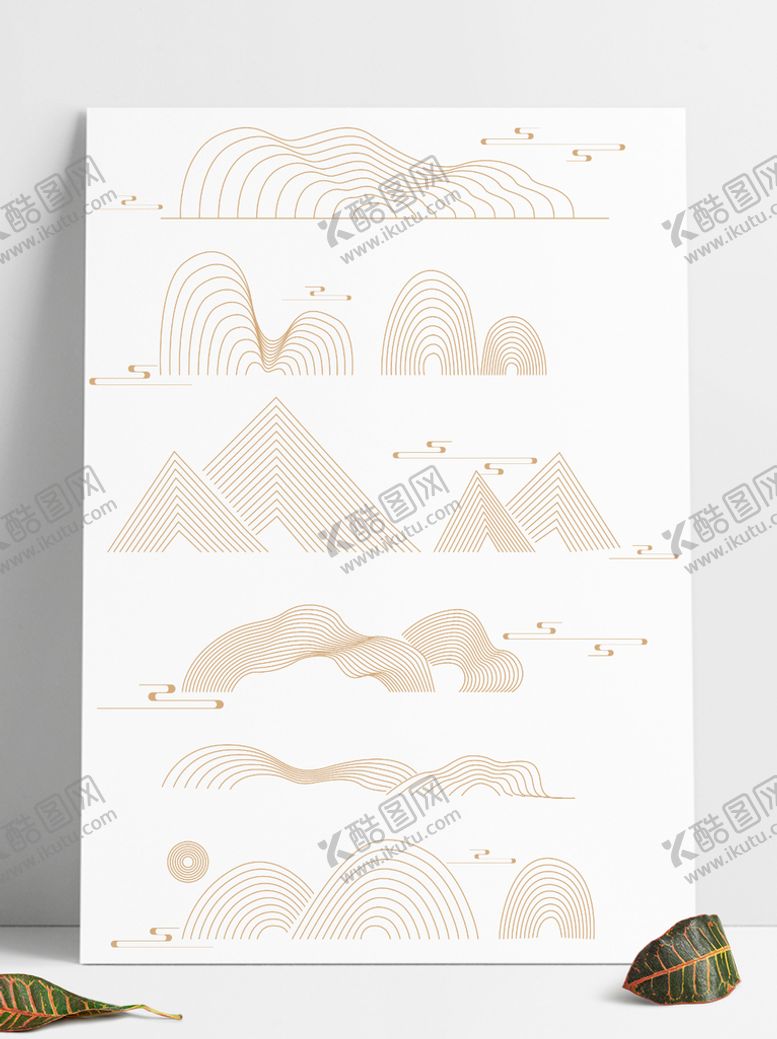 编号：65183709200506060754【酷图网】源文件下载-手绘中式山纹祥
