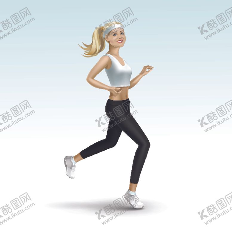 编号：81480606240936533304【酷图网】源文件下载-卡通运动人物