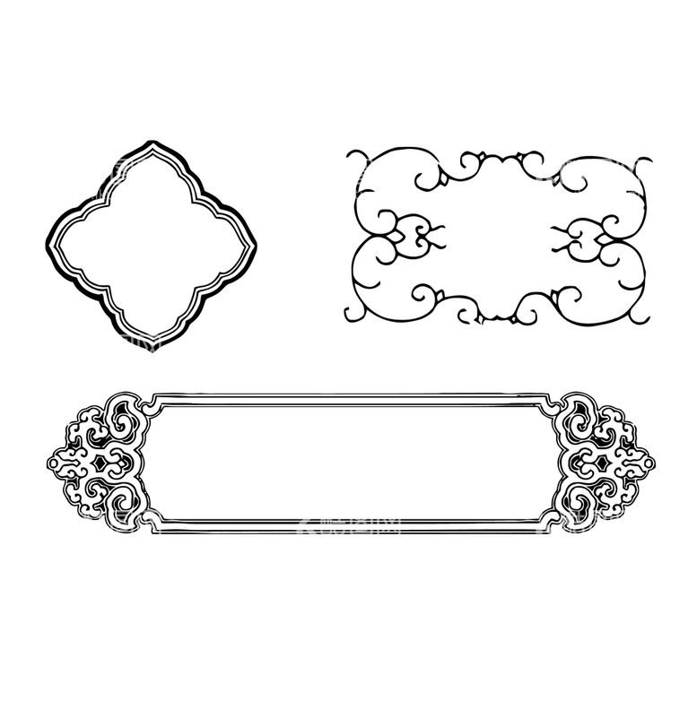 编号：26196310220600393611【酷图网】源文件下载-中式边框