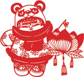 福娃剪纸
