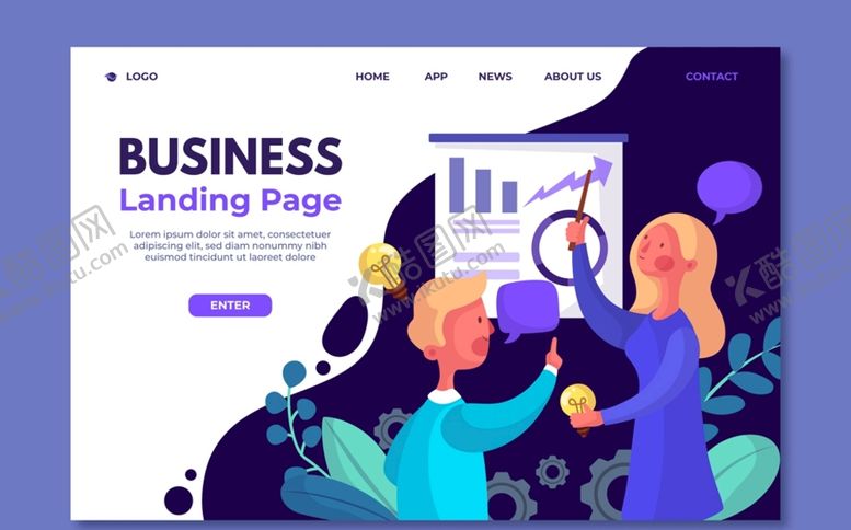 编号：51642810070013026183【酷图网】源文件下载-商务人物登录页