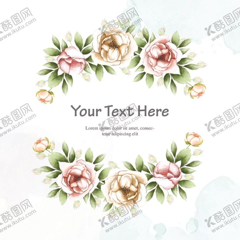编号：62271005130308559501【酷图网】源文件下载-水彩花卉插画