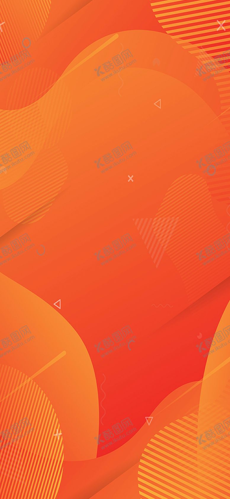 编号：18146711021617369299【酷图网】源文件下载-橙色渐变形状背景