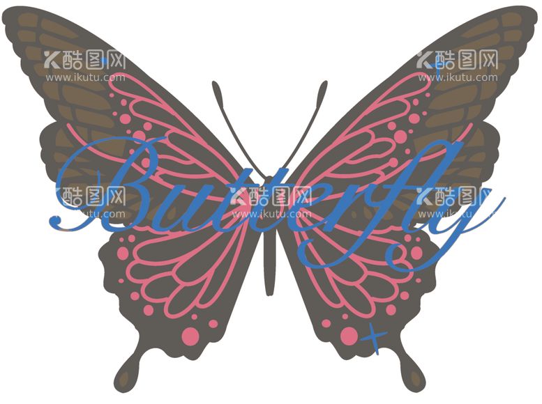 编号：33841903091812405868【酷图网】源文件下载-T恤蝴蝶裁片印花