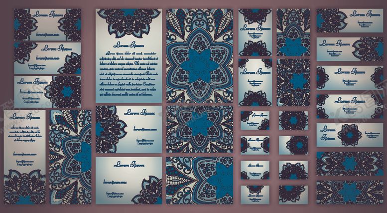 编号：58127410120550333199【酷图网】源文件下载-复古花纹背景