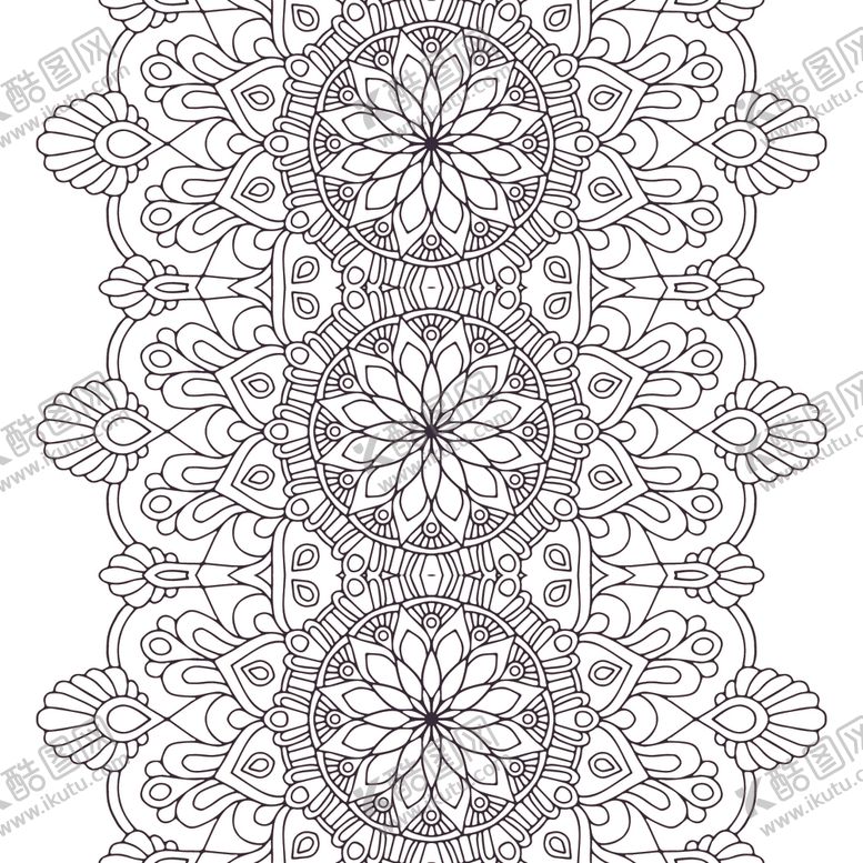 编号：99629511010959436186【酷图网】源文件下载-无缝花纹