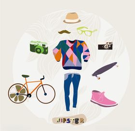 时尚男人物品