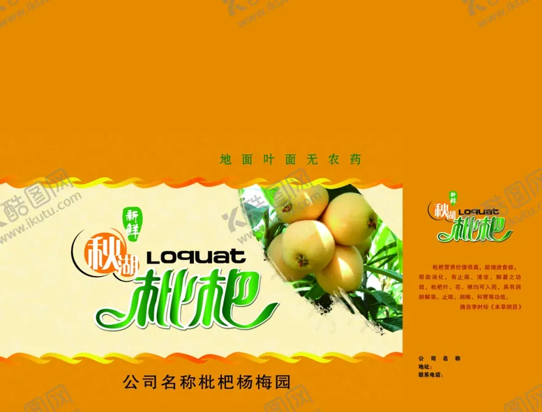 编号：90377907011029331400【酷图网】源文件下载-枇杷包装