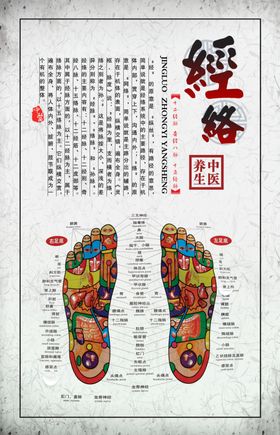养生健康海报SPA温泉泡澡文化茶艺药草
