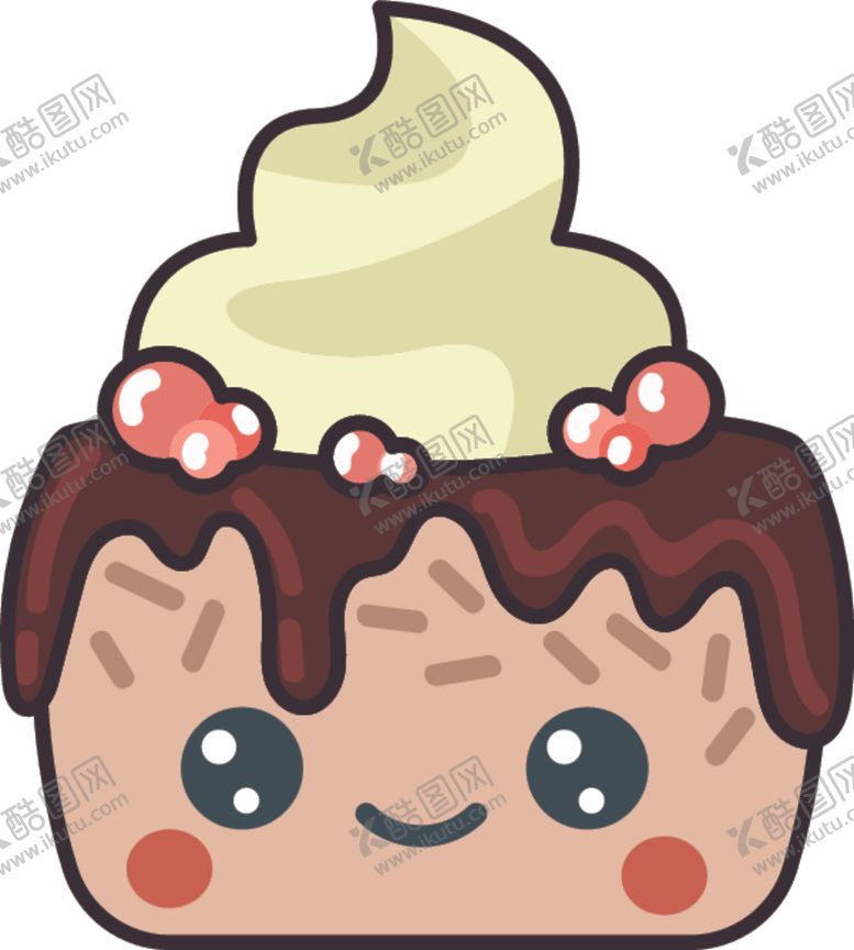 编号：35677907141457371672【酷图网】源文件下载-卡哇伊美食