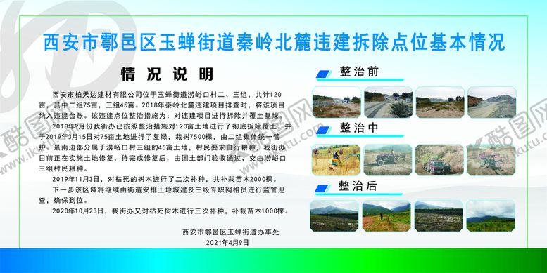 编号：37630312230423126690【酷图网】源文件下载-违建展板