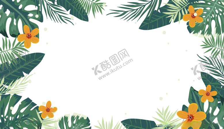 编号：86923505111150352429【酷图网】源文件下载-叶子花卉背景
