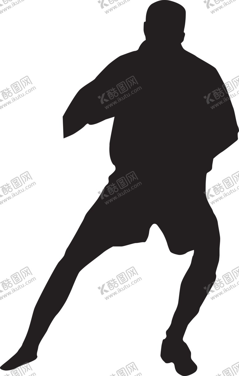 编号：86447504231214246490【酷图网】源文件下载-运动员剪影