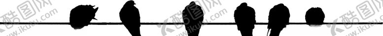 编号：19573606291245473181【酷图网】源文件下载-矢量鸟类剪影