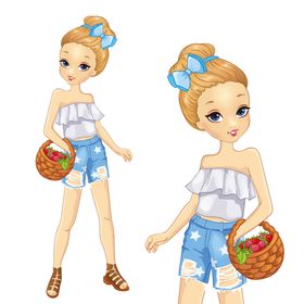 免扣男孩女孩元素