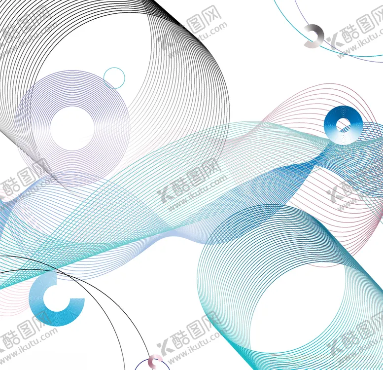 编号：86336606261848209682【酷图网】源文件下载-科技风线条几何背景元素