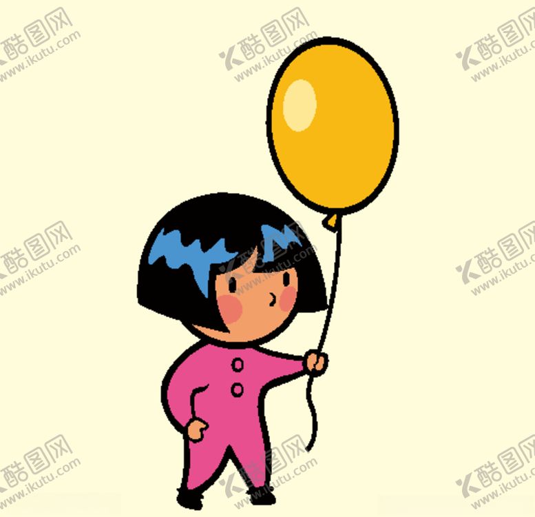 编号：91799309240148362119【酷图网】源文件下载-拿气球的女孩