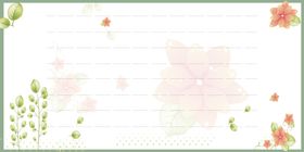 小清新信纸