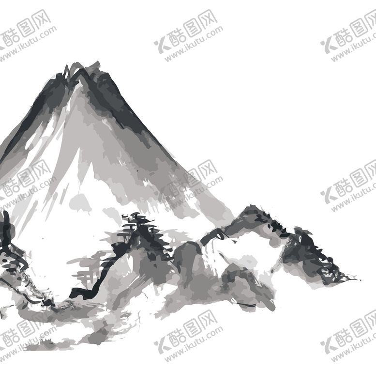 编号：31141506301408593025【酷图网】源文件下载-中国风山水水墨画