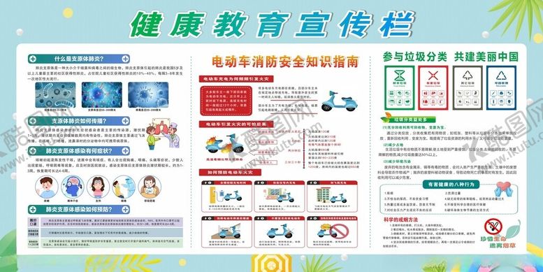 编号：50785811021733001805【酷图网】源文件下载-健康教育宣传栏