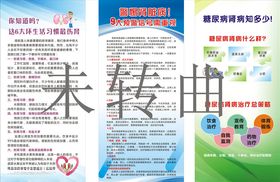 肾病宣教展架