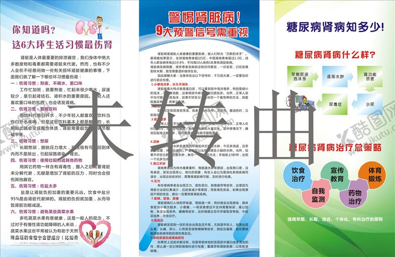 编号：17258910101515166067【酷图网】源文件下载-肾病宣教展架