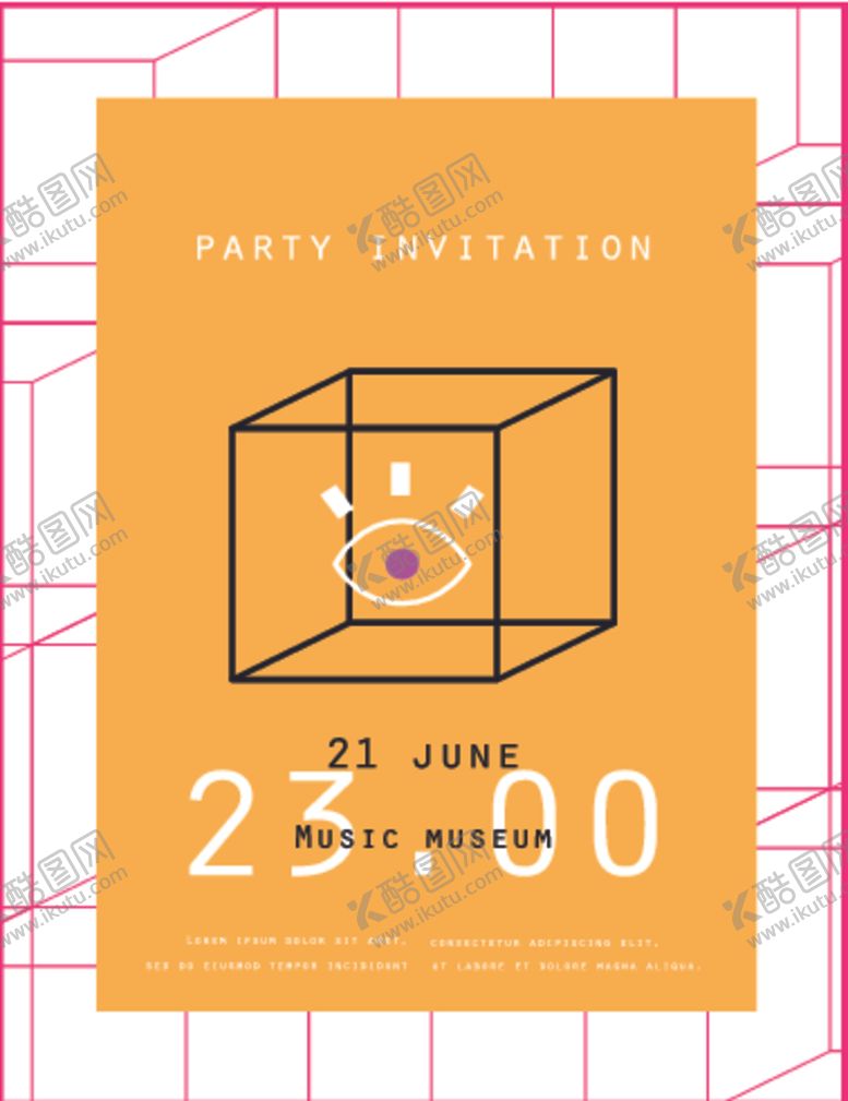 编号：37941909110808278030【酷图网】源文件下载-简约线条拼接海报