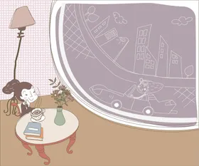 儿童插画手绘玩游戏读本