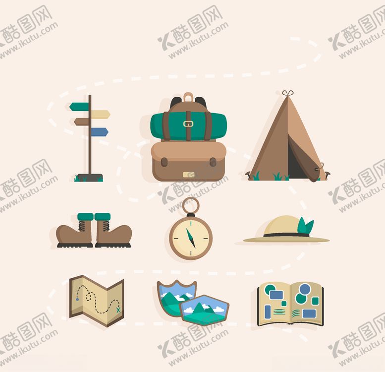 编号：41680106191015568350【酷图网】源文件下载-旅行元素