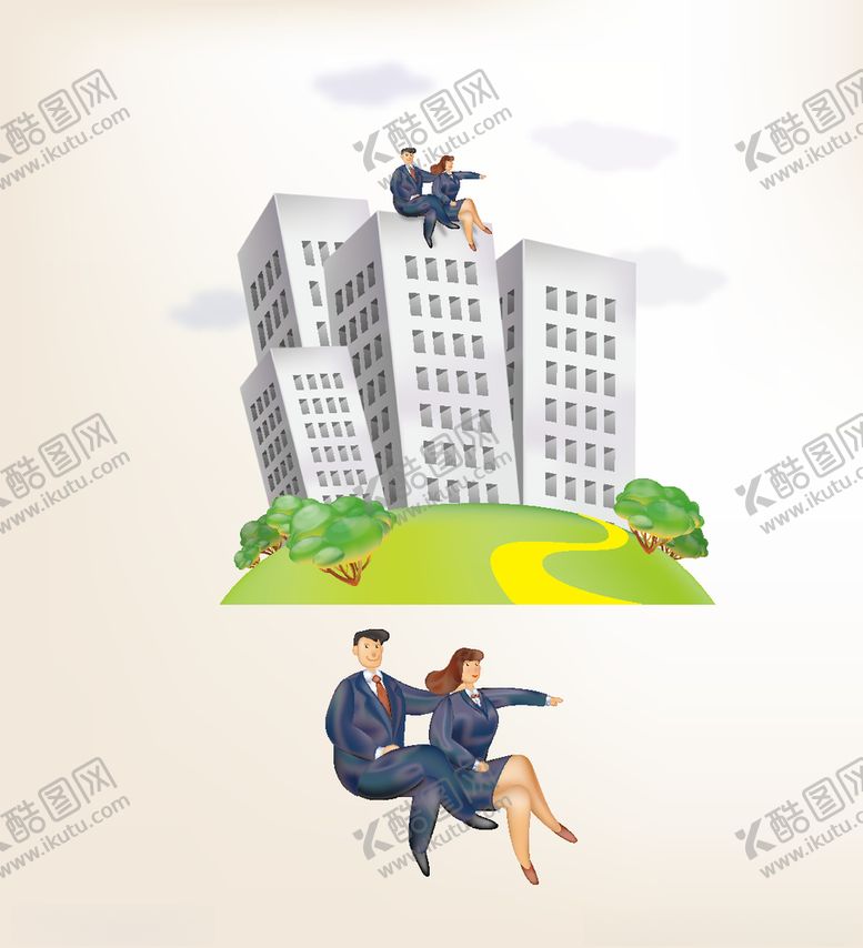 编号：92012310250318074359【酷图网】源文件下载-商务人物漫画动画动漫壁纸