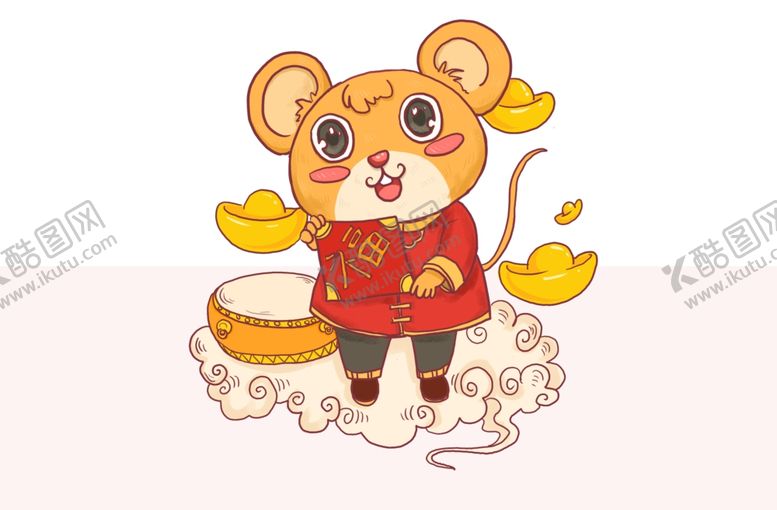 编号：11932809170909186278【酷图网】源文件下载-老鼠送福