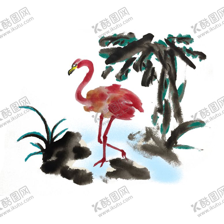 编号：50668110090007133323【酷图网】源文件下载-水墨插画素材