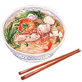 鲜烫牛肉面