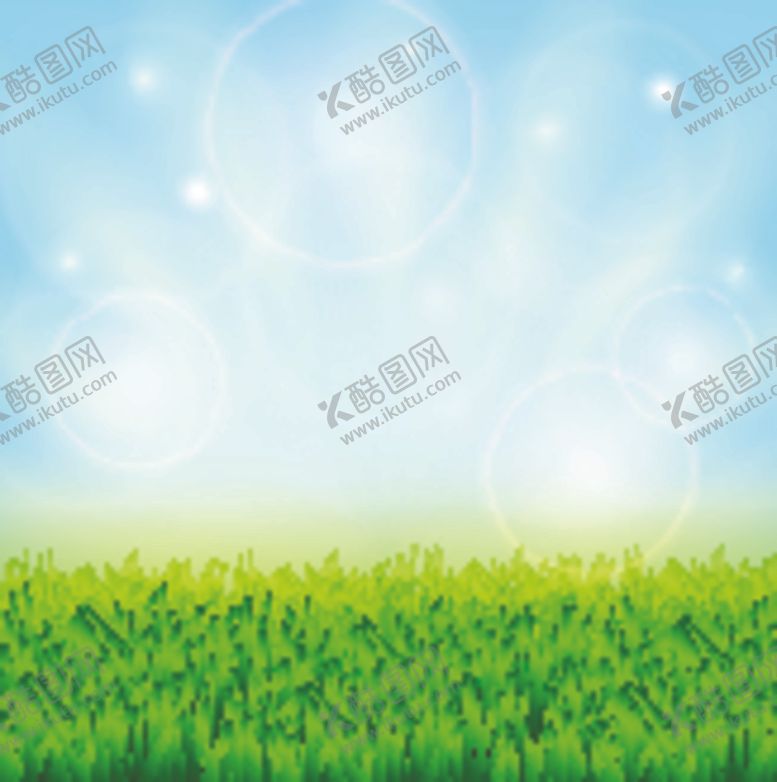 编号：71766804301234337530【酷图网】源文件下载-蓝天草地