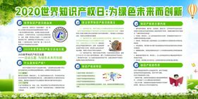 绿色展板