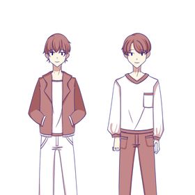 动漫人物男女插画