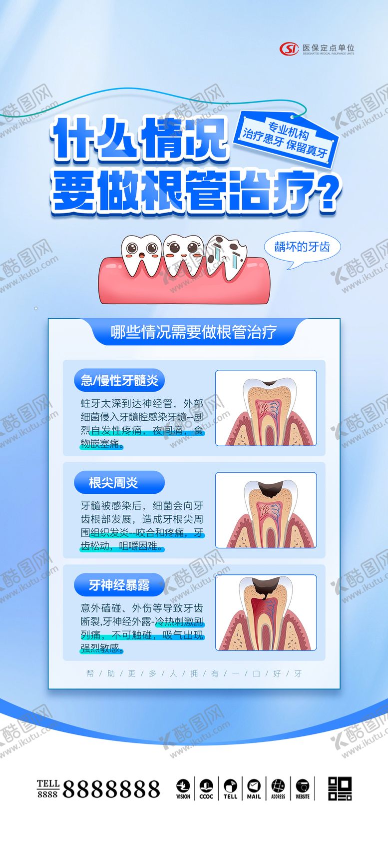 编号：43153910172156562292【酷图网】源文件下载-医美口腔科普海报