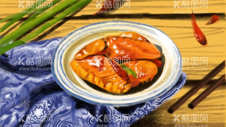 编号：37936311300626007912【酷图网】源文件下载- 手绘美食海报图片