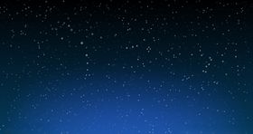 傍晚星空