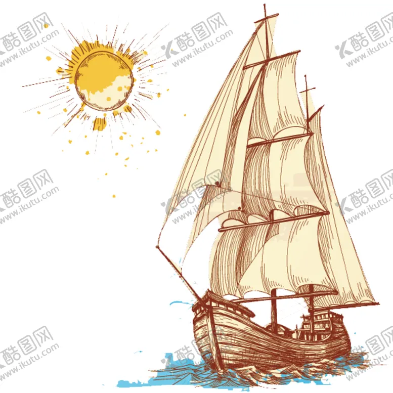 编号：50568307021955198234【酷图网】源文件下载-帆船船只企业文化合成海报素材