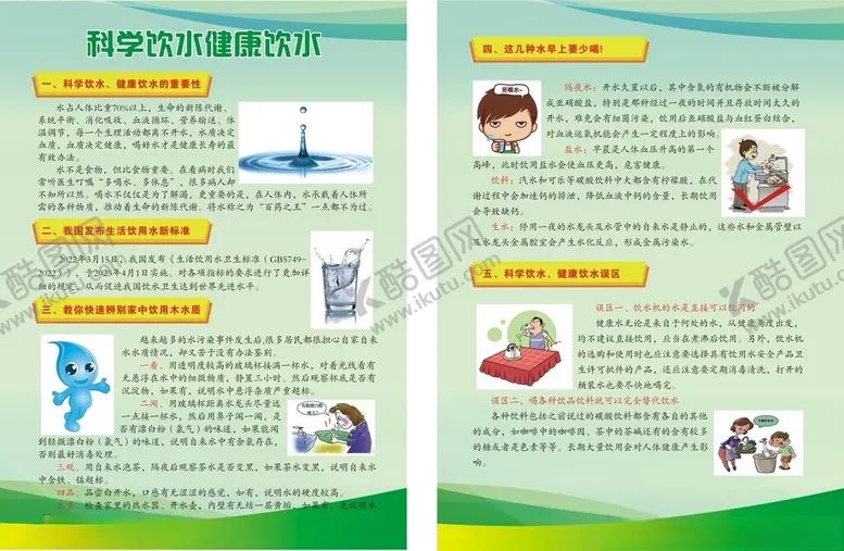编号：25400801131827482835【酷图网】源文件下载-科学饮水健康饮水