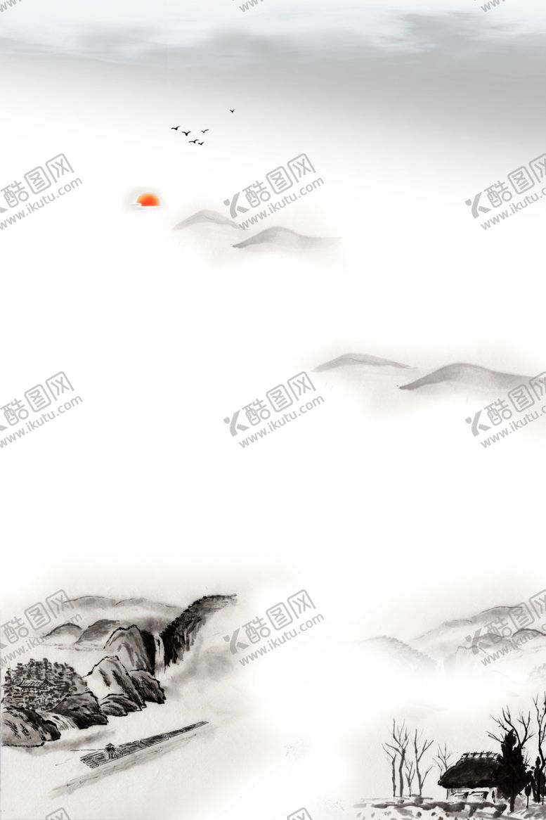 编号：87237605011433016881【酷图网】源文件下载-水墨画